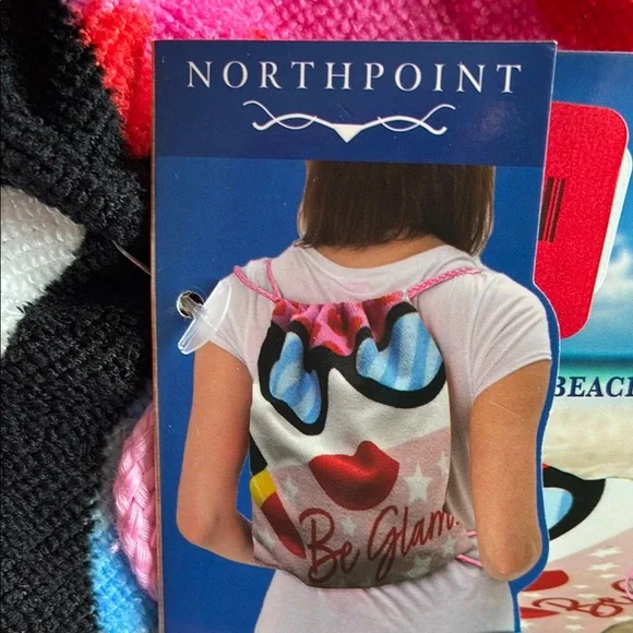 Black Halter One Piece Swimsuit with Plunging V-neckline with Towel - Picture 3 of 10